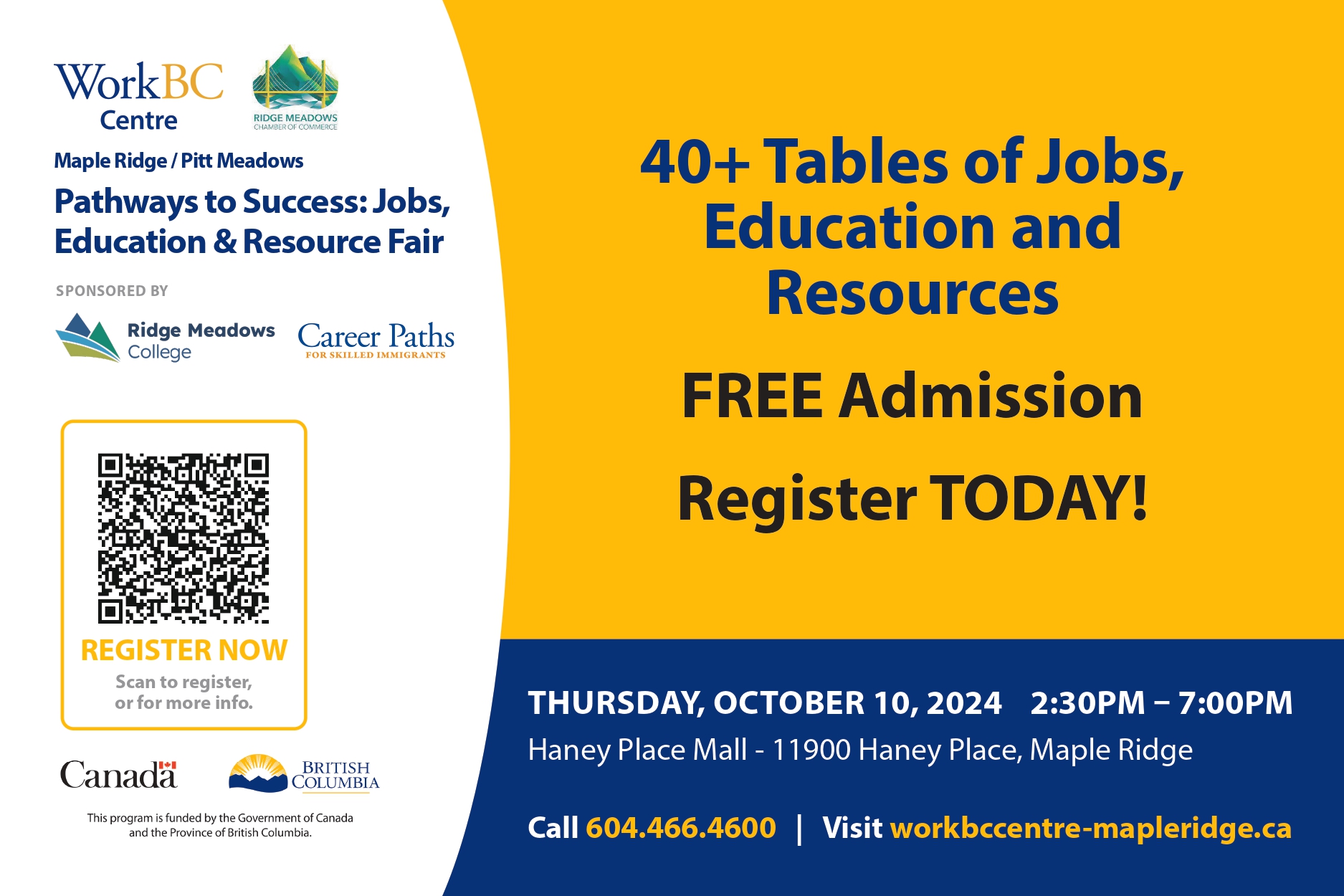 Pathways to Success: Jobs, Education & Resource Fair @ Haney Place Mall