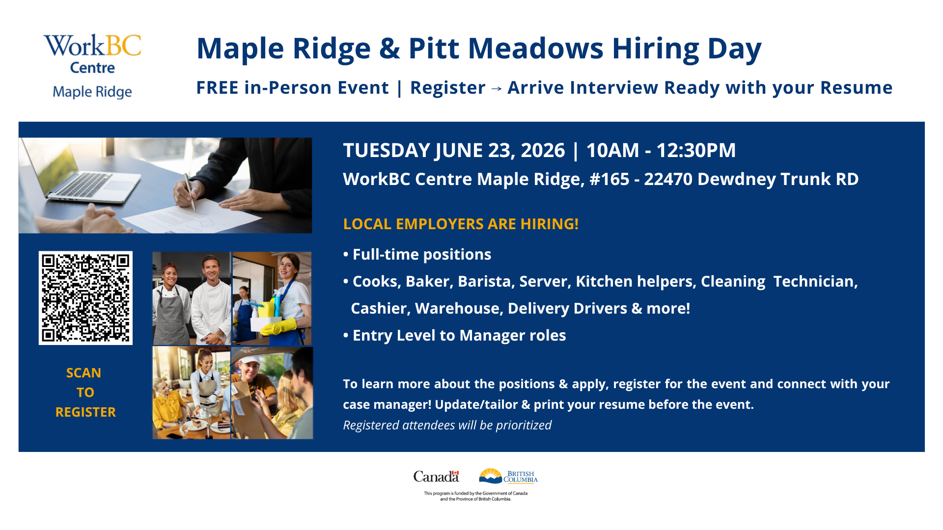 Maple Ridge & Pitt Meadows Hiring Day